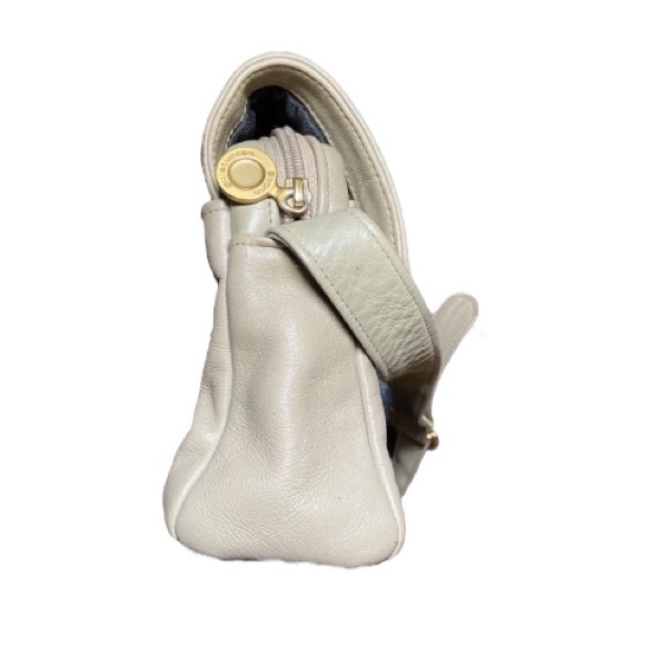 Stone Mountain Vintage Tan Leather Crossbody Shoulder Bag Adjustable Strap Zip - Picture 6 of 7